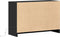vidaXL - Tv-meubel - met - LED - 91x34x61 - cm - bewerkt - hout - zwart