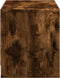 vidaXL - Tv-meubel - met - LED - 97x34x40 - cm - bewerkt - hout - gerookt - eikenkleur