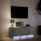vidaXL - Tv-meubel - met - LED - 97x34x40 - cm - bewerkt - hout - betongrijs
