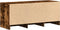 vidaXL - Tv-meubel - met - LED - 97x34x40 - cm - bewerkt - hout - gerookt - eikenkleur