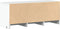 vidaXL - Tv-meubel - met - LED - 97x34x40 - cm - bewerkt - hout - wit