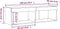 vidaXL - Tv-meubel - met - LED-verlichting - 100x30x30 - cm - wit