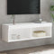 vidaXL - Tv-meubel - met - LED-verlichting - 100x30x30 - cm - wit