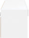 vidaXL - Tv-meubel - met - LED-verlichting - 100x30x30 - cm - wit