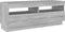 vidaXL - Tv-meubel - met - LED-verlichting - 100x35x40 - cm - grijs - sonoma - eiken