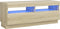 vidaXL - Tv-meubel - met - LED-verlichting - 100x35x40 - cm - sonoma - eikenkleurig