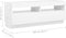 vidaXL - Tv-meubel - met - LED-verlichting - 100x35x40 - cm - wit