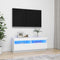 vidaXL - Tv-meubel - met - LED-verlichting - 100x35x40 - cm - wit