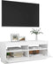 vidaXL - Tv-meubel - met - LED-verlichting - 100x35x40 - cm - wit
