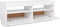 vidaXL - Tv-meubel - met - LED-verlichting - 100x35x40 - cm - wit