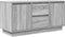 vidaXL - Tv-meubel - met - LED-verlichting - 100x41x50 - cm - grijs - sonoma - eiken