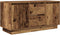 vidaXL - Tv-meubel - met - LED-verlichting - 100x41x50 - cm - oud - houtkleurig