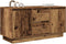 vidaXL - Tv-meubel - met - LED-verlichting - 100x41x50 - cm - oud - houtkleurig
