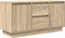 vidaXL - Tv-meubel - met - LED-verlichting - 100x41x50 - cm - sonoma - eikenkleurig