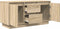 vidaXL - Tv-meubel - met - LED-verlichting - 100x41x50 - cm - sonoma - eikenkleurig