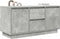 vidaXL - Tv-meubel - met - LED-verlichting - 100x41x50 - cm - betongrijs
