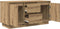vidaXL - Tv-meubel - met - LED-verlichting - 100x41x50 - cm - artisanaal - eiken