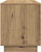 vidaXL - Tv-meubel - met - LED-verlichting - 100x41x50 - cm - artisanaal - eiken