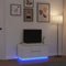 vidaXL - Tv-meubel - met - LED-verlichting - 100x41x50 - cm - wit