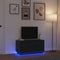 vidaXL - Tv-meubel - met - LED-verlichting - 100x41x50 - cm - zwart - eikenkleurig