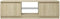 vidaXL - Tv-meubel - met - LED-verlichting - 120x30x35,5 - cm - bruin - eikenkleur