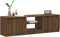 vidaXL - Tv-meubel - met - LED-verlichting - 120x30x35,5 - cm - bruin - eikenkleur