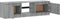 vidaXL - Tv-meubel - met - LED-verlichting - 120x30x35,5 - cm - grijs - sonoma - eiken