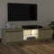 vidaXL - Tv-meubel - met - LED-verlichting - 120x30x35,5 - cm - sonoma - eikenkleur