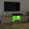 vidaXL - Tv-meubel - met - LED-verlichting - 120x30x35,5 - cm - sonoma - eikenkleur