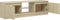 vidaXL - Tv-meubel - met - LED-verlichting - 120x30x35,5 - cm - sonoma - eikenkleur
