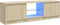vidaXL - Tv-meubel - met - LED-verlichting - 120x30x35,5 - cm - sonoma - eikenkleur