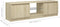 vidaXL - Tv-meubel - met - LED-verlichting - 120x30x35,5 - cm - sonoma - eikenkleur