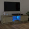 vidaXL - Tv-meubel - met - LED-verlichting - 120x30x35,5 - cm - sonoma - eikenkleur