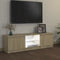 vidaXL - Tv-meubel - met - LED-verlichting - 120x30x35,5 - cm - sonoma - eikenkleur