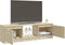vidaXL - Tv-meubel - met - LED-verlichting - 120x30x35,5 - cm - sonoma - eikenkleur