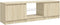 vidaXL - Tv-meubel - met - LED-verlichting - 120x30x35,5 - cm - sonoma - eikenkleur