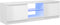 vidaXL - Tv-meubel - met - LED-verlichting - 120x30x35,5 - cm - hoogglans - wit