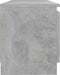 vidaXL - Tv-meubel - met - LED-verlichting - 120x30x35,5 - cm - betongrijs