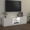 vidaXL - Tv-meubel - met - LED-verlichting - 120x30x35,5 - cm - hoogglans - wit
