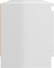 vidaXL - Tv-meubel - met - LED-verlichting - 120x30x35,5 - cm - hoogglans - wit