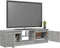 vidaXL - Tv-meubel - met - LED-verlichting - 120x30x35,5 - cm - betongrijs