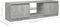 vidaXL - Tv-meubel - met - LED-verlichting - 120x30x35,5 - cm - betongrijs