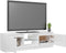 vidaXL - Tv-meubel - met - LED-verlichting - 120x30x35,5 - cm - hoogglans - wit