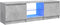 vidaXL - Tv-meubel - met - LED-verlichting - 120x30x35,5 - cm - betongrijs