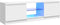 vidaXL - Tv-meubel - met - LED-verlichting - 120x30x35,5 - cm - hoogglans - wit