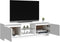 vidaXL - Tv-meubel - met - LED-verlichting - 120x30x35,5 - cm - hoogglans - wit