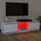 vidaXL - Tv-meubel - met - LED-verlichting - 120x30x35,5 - cm - wit