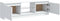 vidaXL - Tv-meubel - met - LED-verlichting - 120x30x35,5 - cm - wit