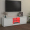 vidaXL - Tv-meubel - met - LED-verlichting - 120x30x35,5 - cm - wit