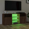 vidaXL - Tv-meubel - met - LED-verlichting - 120x30x50 - cm - bruin - eikenkleur